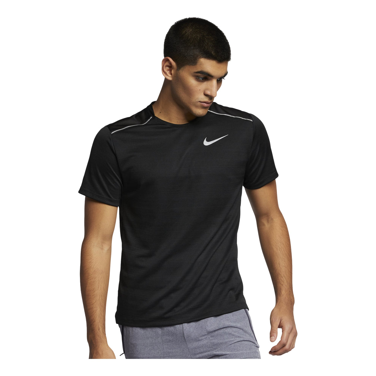 Nike Athleisure Casual Sports Round Neck Short Sleeve Black AJ7566-010
