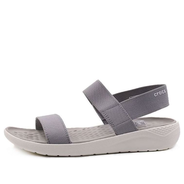 (WMNS) Crocs Literide 'Light Gray White' 205106-00J