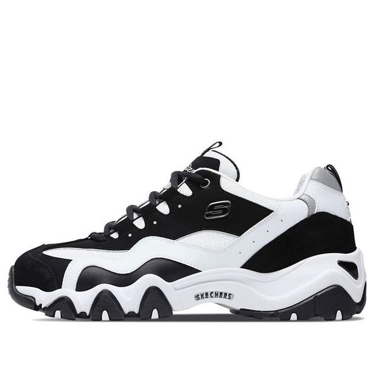 حذاء رياضي Skechers D'Lites 2.0 منخفض، أسود/أبيض، 666049-BKW