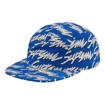 Supreme SS19 Signature Script Logo Camp Cap 'Blue' SUP-SS19-147