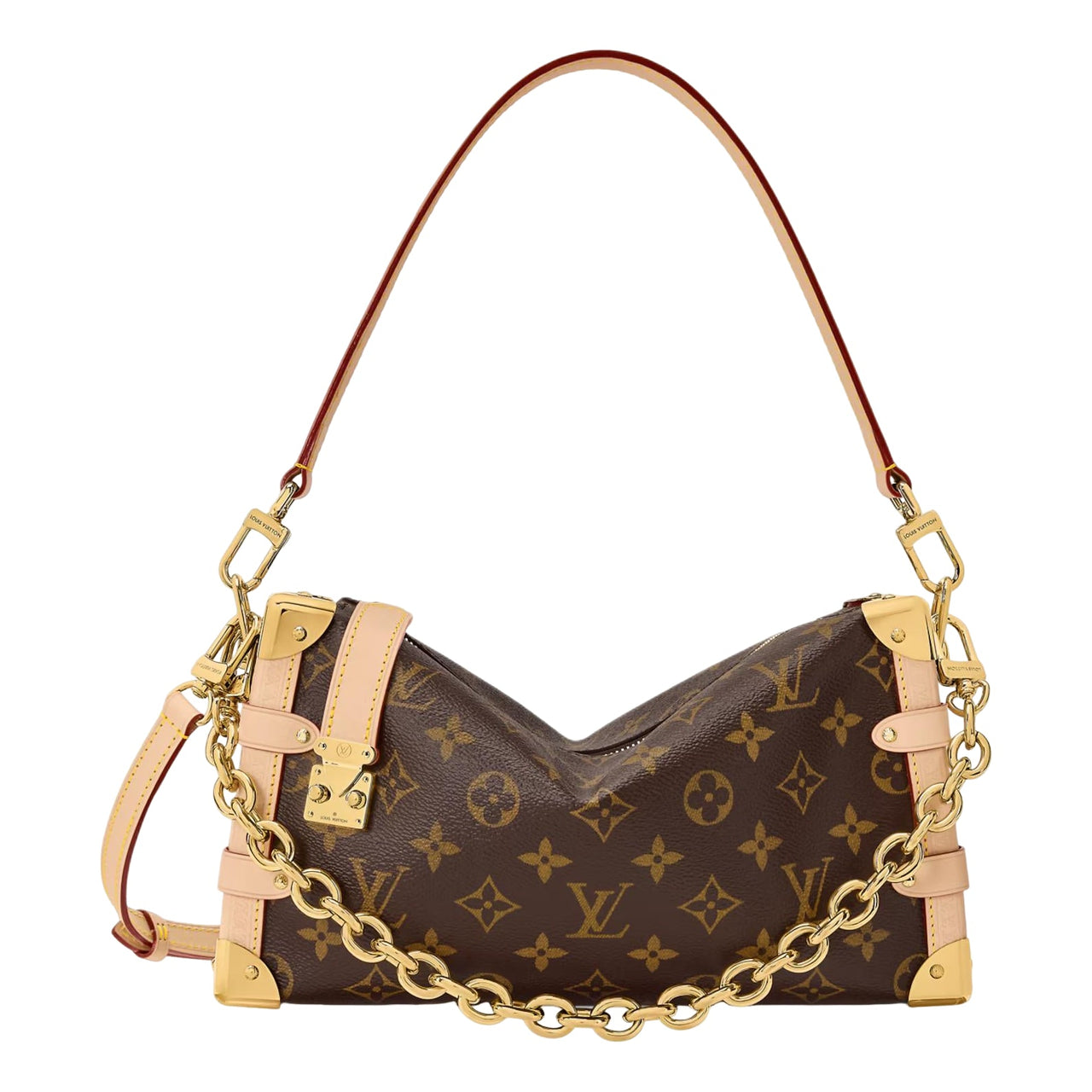 (WMNS) LOUIS VUITTON Side Trunk MM East West 'Brown' M28385