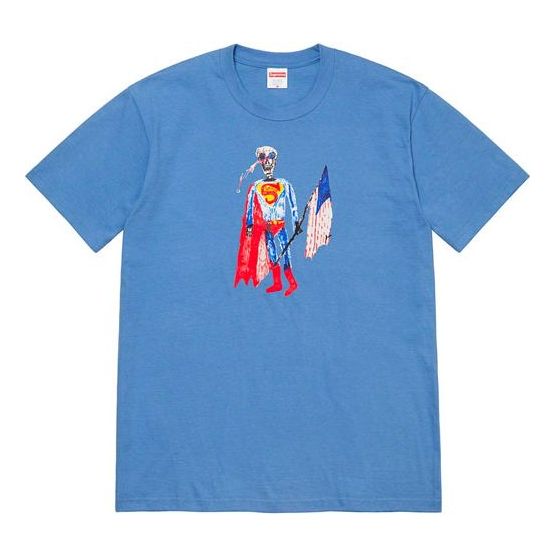 Supreme Week 1 Skeleton Tee T SUP-SS21-417-BLU