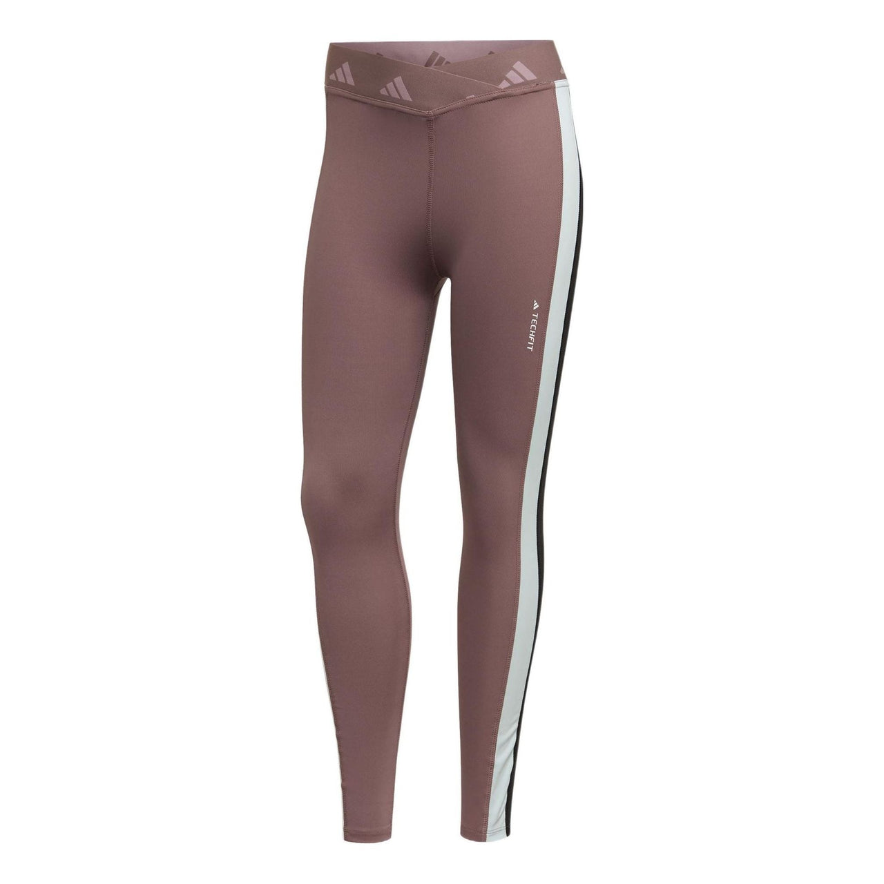 (WMNS) adidas Hyperglam Training Techfit 7/8 Leggings Asia Sizing 'Purple White Black' HZ6954