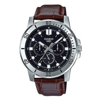 CASIO Male DRESS Japan / South Korea Fashion Mens Black Analog MTP-VD300L-1E