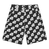 Vans Run Smiley Checkerboard Shorts 'Black White' VN000EVTCAF
