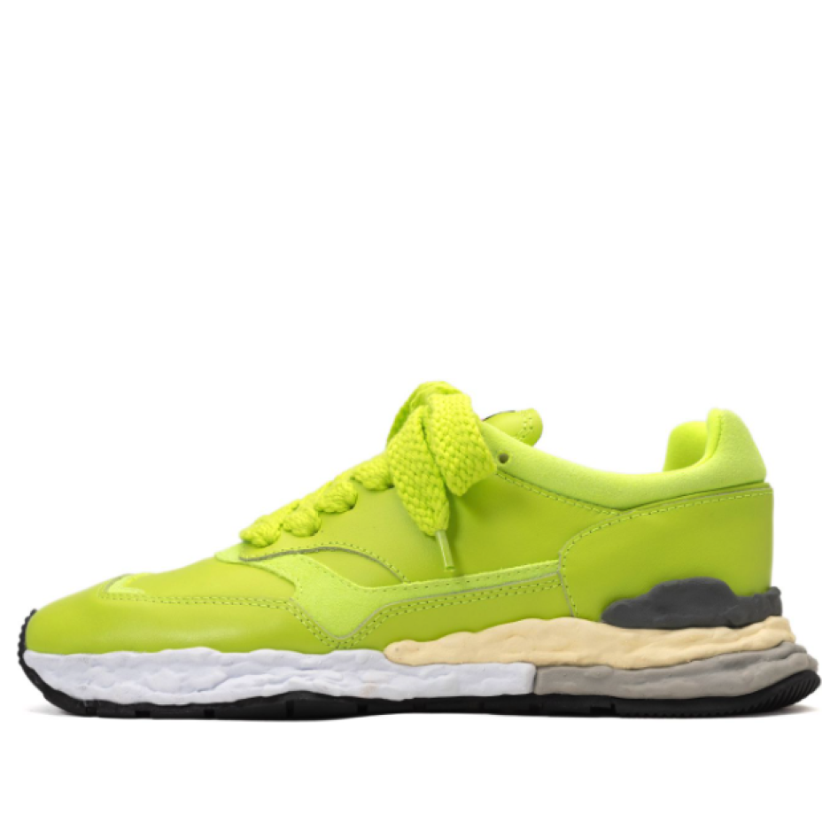 Maison MIHARA YASUHIRO GEORGE OG Sole Leather Low-top Sneaker 'Green' A10FW702-GRN