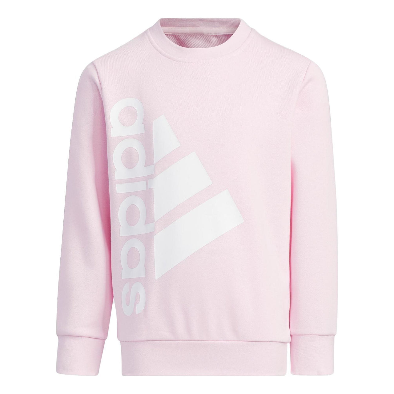 (WMNS) adidas Badge of Sport Logo Sweatshirt Asia Sizing 'Pink White' HZ7075
