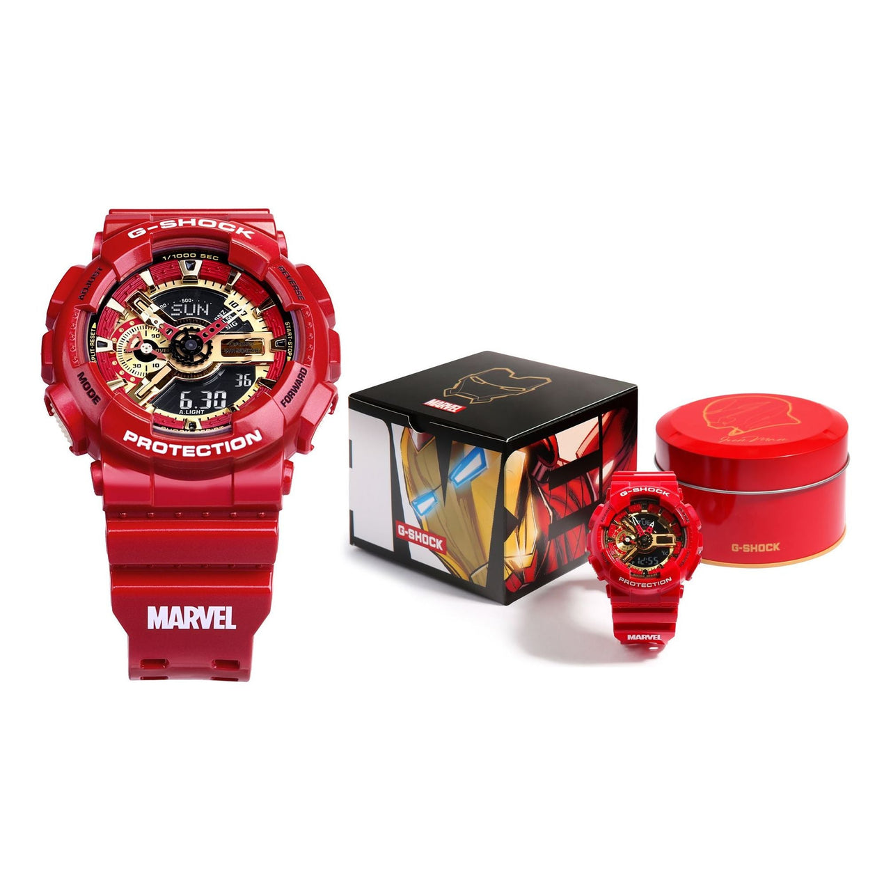 CASIO G-Shock Analog-Digital 'Red' GA-110IRONMAN-4PR