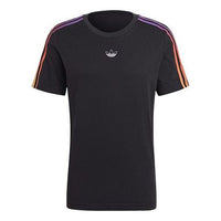 adidas originals Sprt 3 Stripe Tee Men's Black GN2423