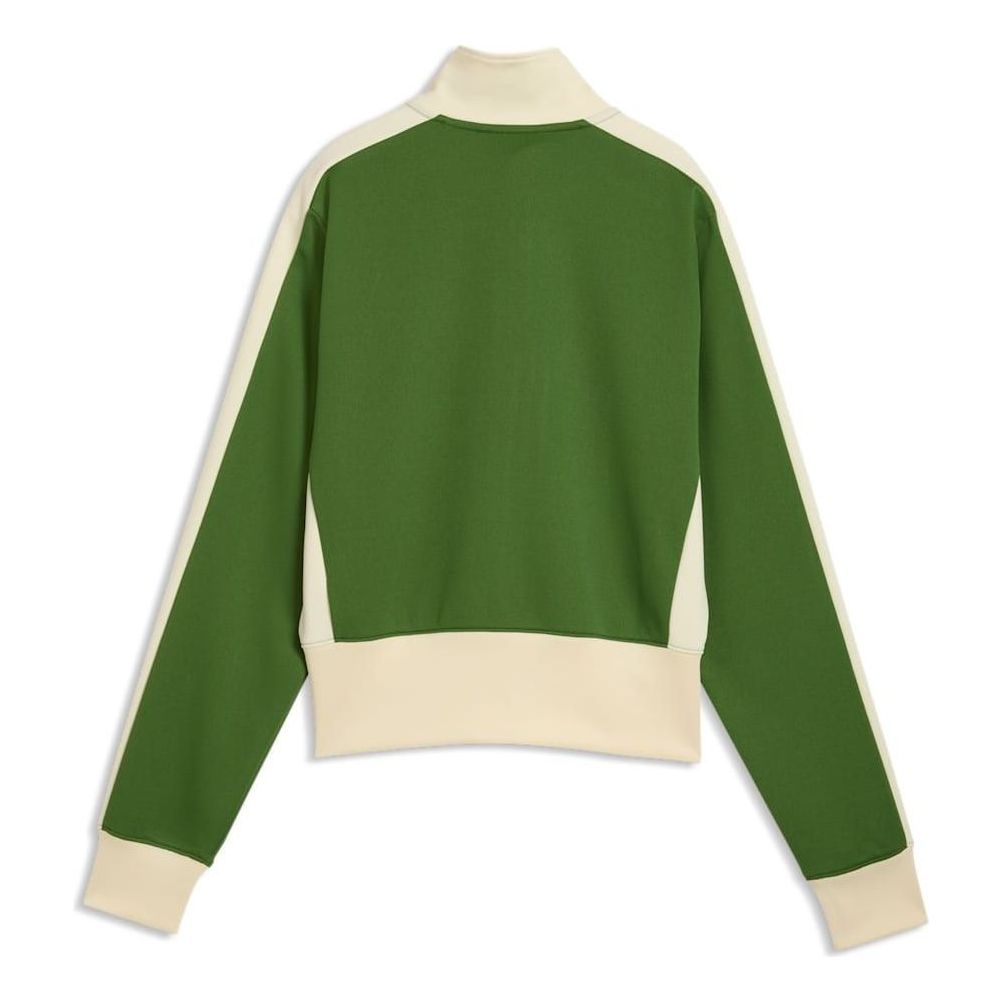 (WMNS) PUMA T7 Retro Track Jacket 'Earthy Green Buttercream' 636625-68