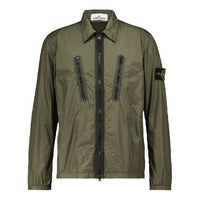 STONE ISLAND Garment Dyed Crinkle Reps Jacket 'Olive Green' 751510523-V0055