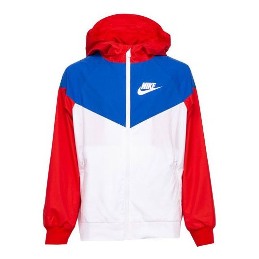 (GS) B Nike Sportswear WR JKT Jacket HD White 850443-108
