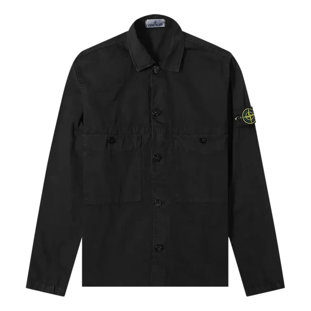 STONE ISLAND Two Pocket Overshirt 'Black' 7415110WN-V0129