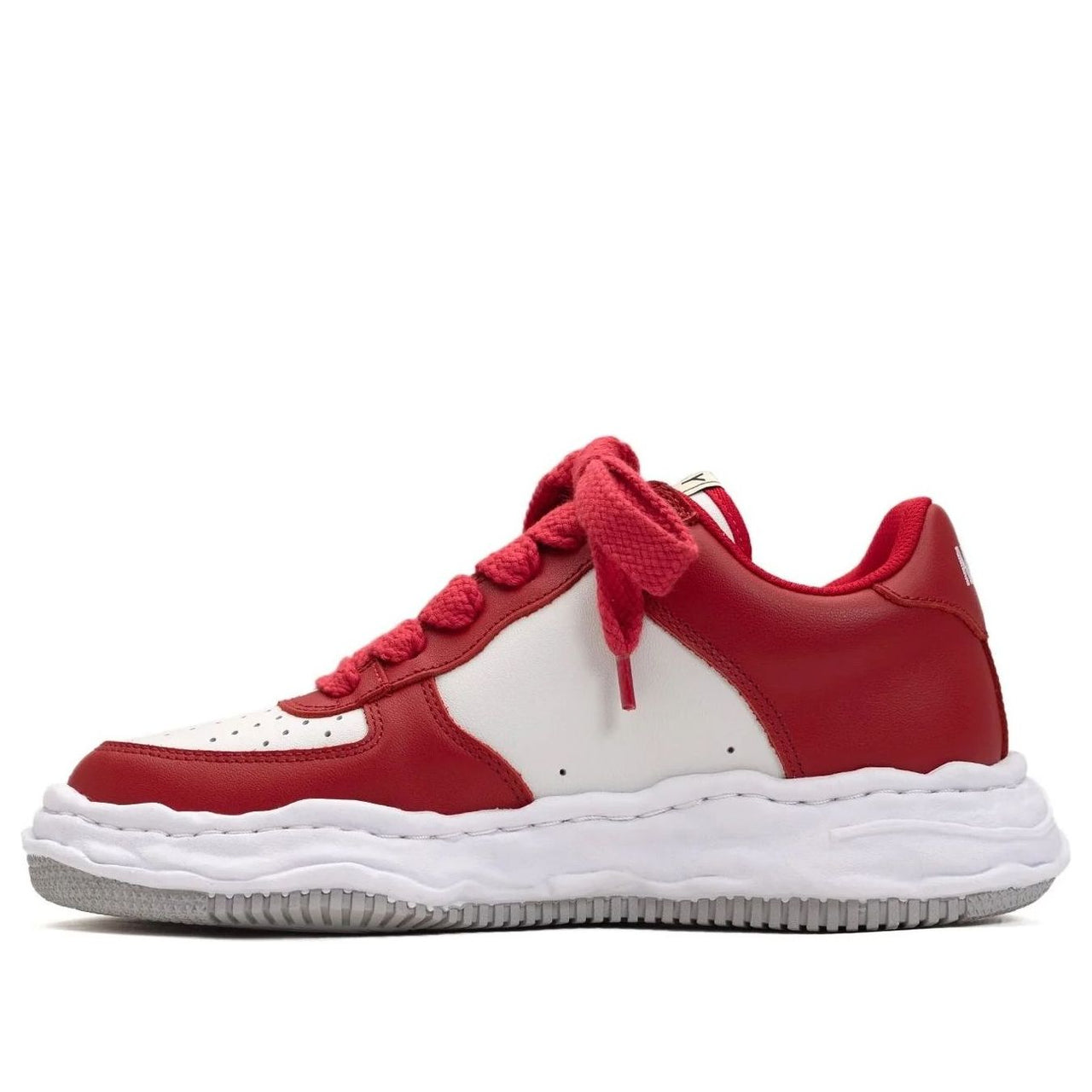 Maison MIHARA YASUHIRO WAYNE OG Sole Leather Low-top Sneaker 'White Red' A08FW706-WHTRED