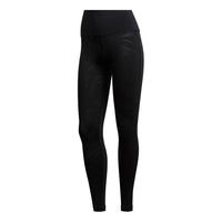 (WMNS) adidas Believe This Glam On Long Tights 'Black' GD1486
