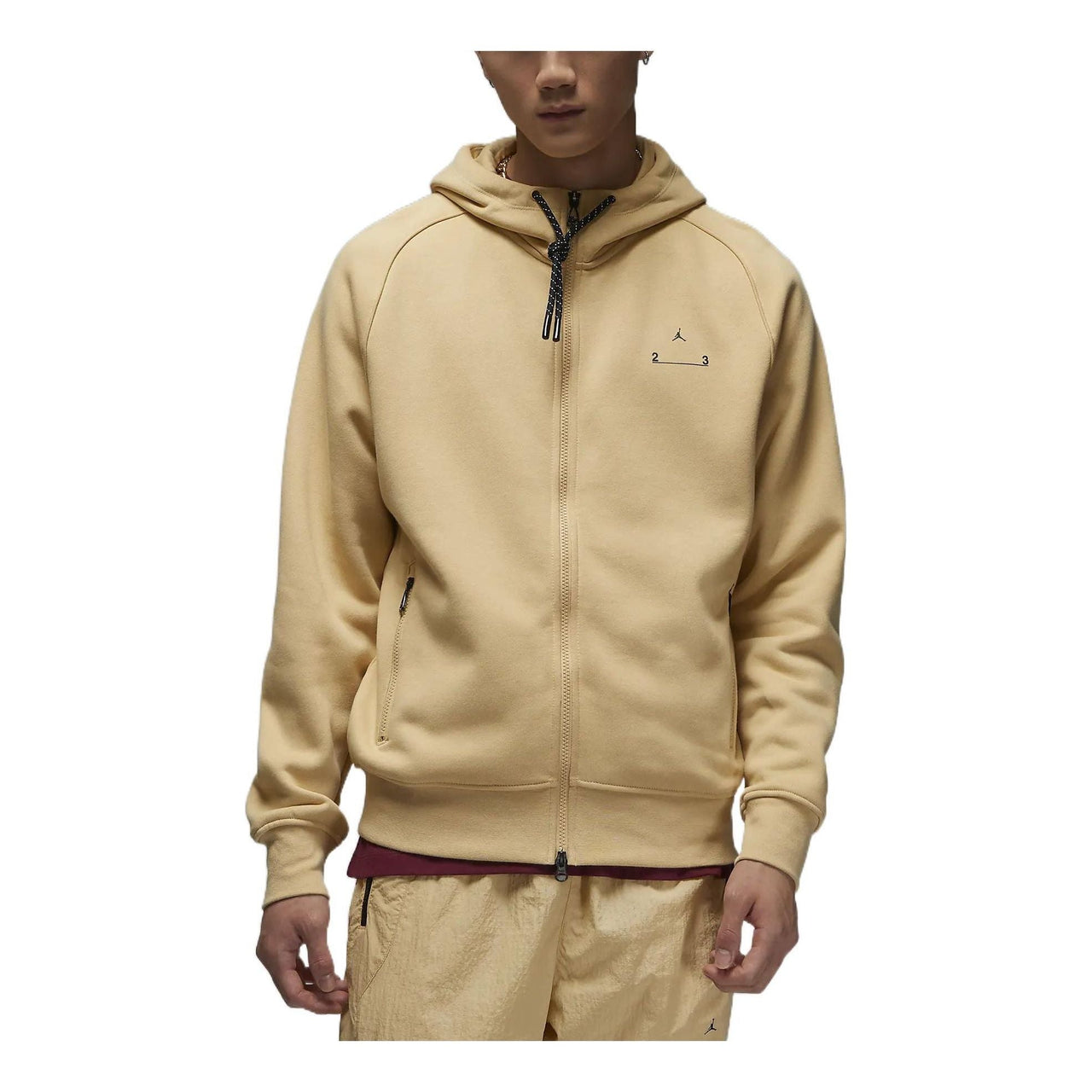 Air Jordan Solid Color Hooded Jacket Men's Yellow DV1590-252