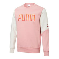 PUMA Colorful Embroidered Sweater 'Pink White' 532180-14