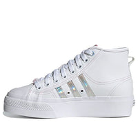 (WMNS) adidas Nizza Platform Mid 'White Iridescent' H01566