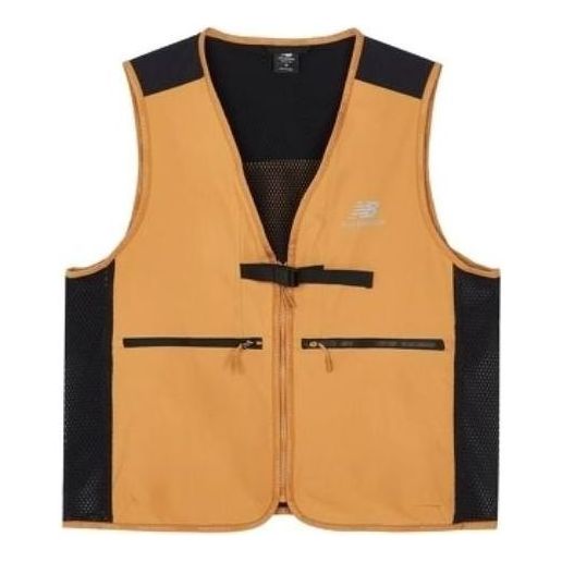 New Balance Lifestyle Cargo Vest 'Yellow Black' AMV23314-RIL