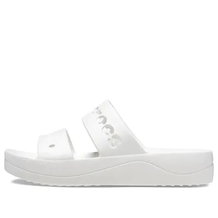 (WMNS) Crocs Baya Platform Sandals 'White' 208188-100
