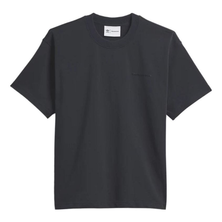 adidas x Pharrell Humanrace Small Logo T-Shirt 'Night Grey' HS4839