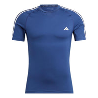 adidas Techfit 3-Stripes Training Tee 'Blue' IC2166