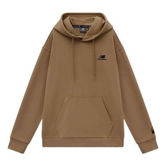 New Balance x JHI Logo Printed Hoodie 'Brown' NCA89033-BEI
