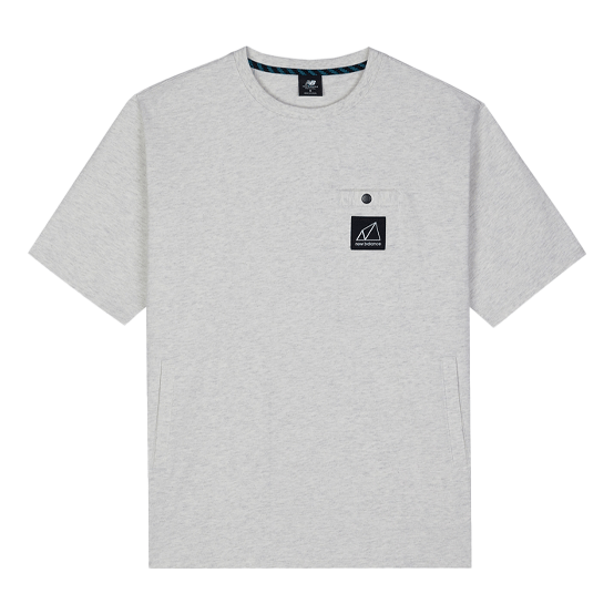 New Balance All Terrain Pocket T-Shirt 'Light Grey' MT11582-SAH