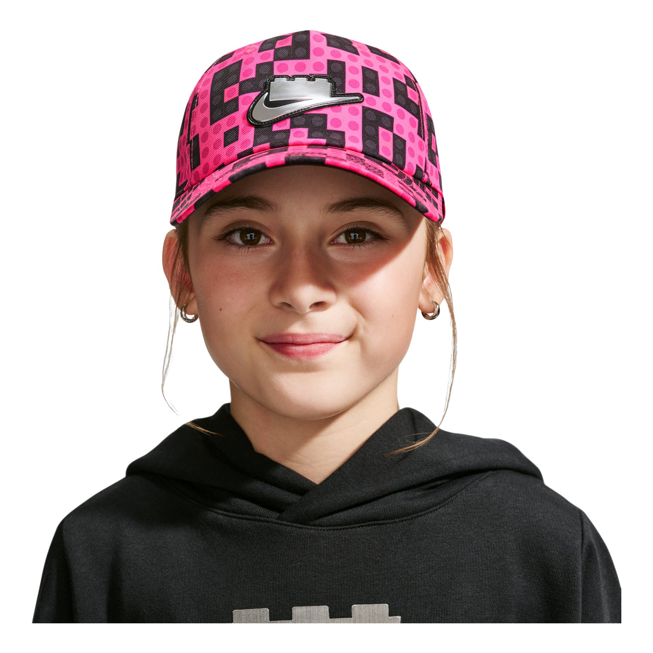 (GS) Nike x LEGO Collection Hat 'Hyper Pink Vivid Pink Iron Grey' IM3208-645