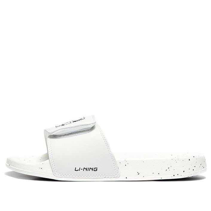 (WMNS) Li-Ning Sports Slides 'White Black' AGAQ026-1