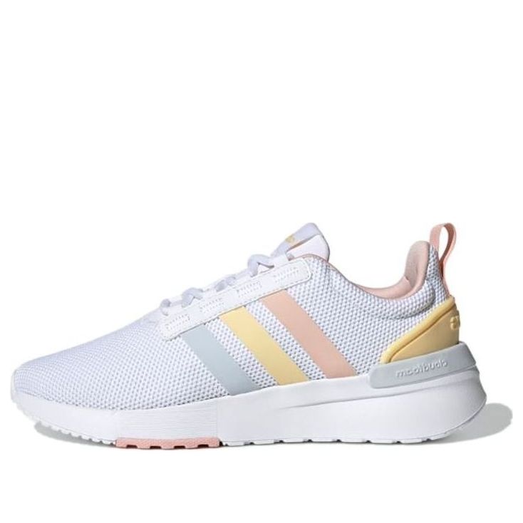 (GS) adidas Racer TR21 Shoes 'White Halo Blue Pink' GY3395