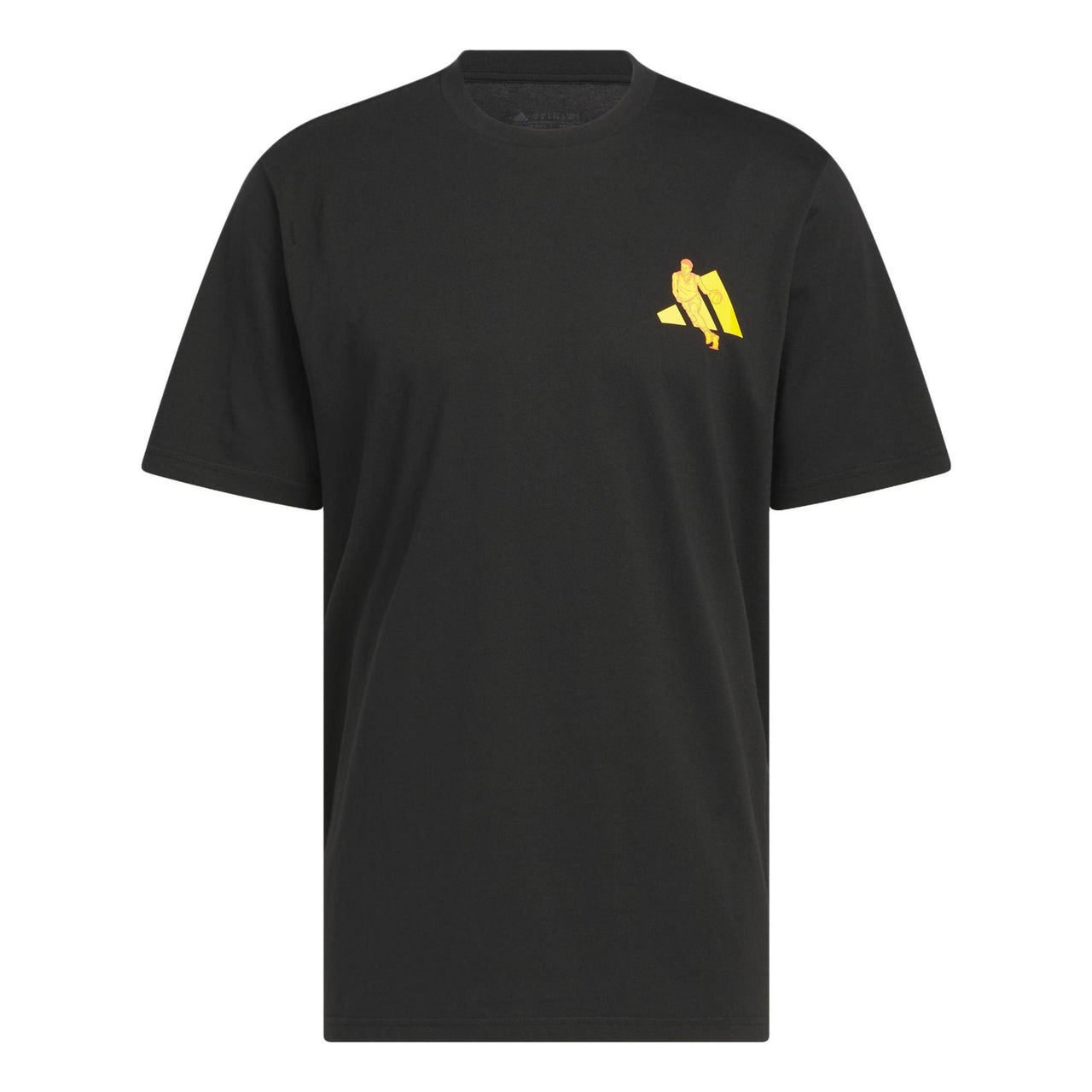 adidas Trae Icons Graphic T-Shirt 'Black Yellow' IL9479