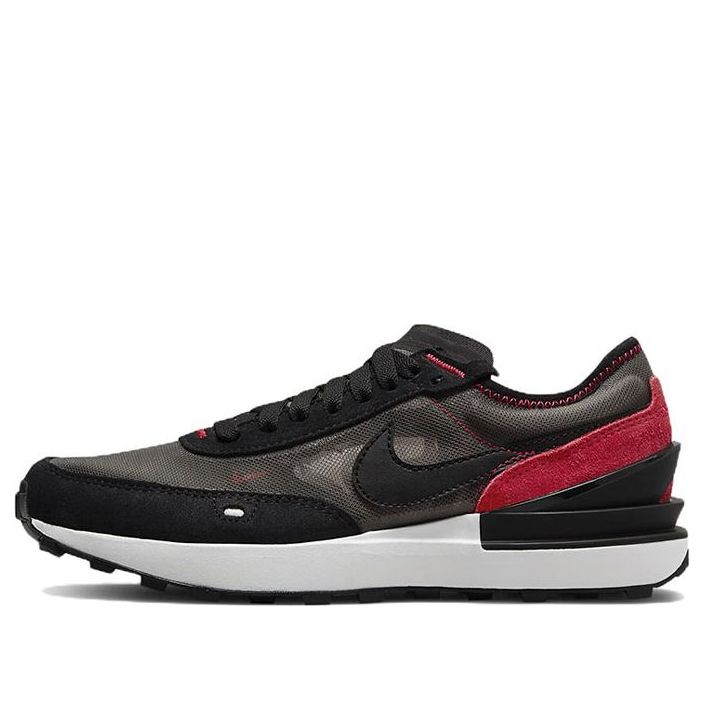 (GS) Nike Waffle One 'Flat Pewter Siren Red' DC0481-006