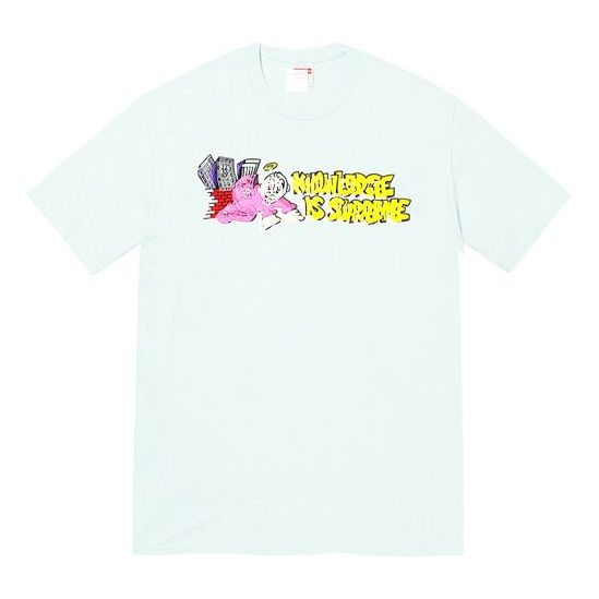 Supreme SS22 Week 1 Knowledge Tee T SUP-SS22-002-LBLU