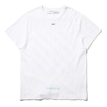 Off-White C O VIRGIL ABLOH OW Blue Short Sleeve 'Black White' OW-SS18-040