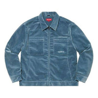 Supreme Corduroy Zip Jacket 'Teal' SUP-FW21-248