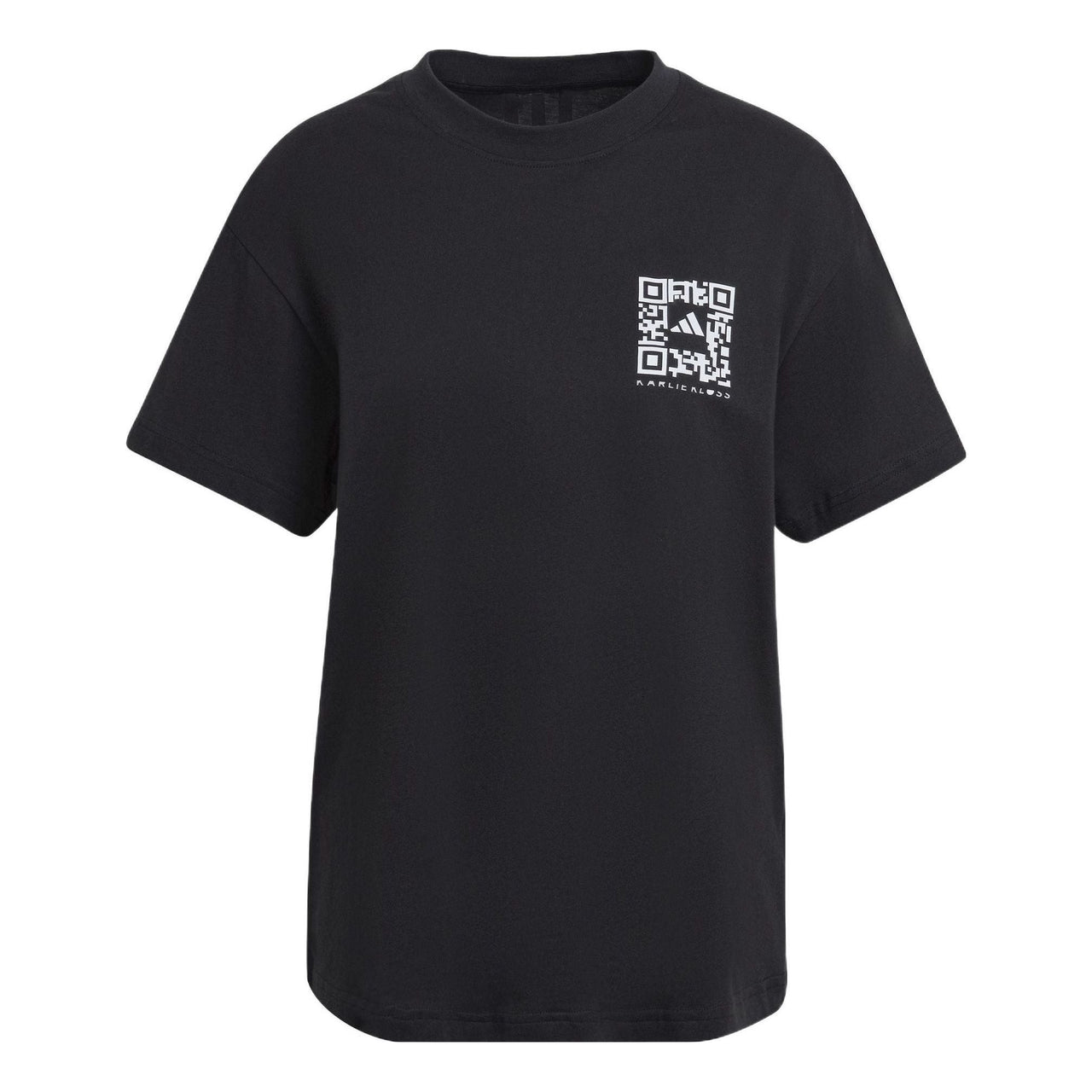 (WMNS) adidas x Karlie Kloss Crop T-Shirt Asia Sizing 'Black' HB1438