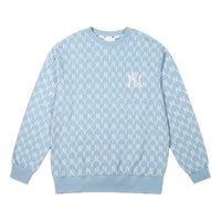 MLB New York Yankees Vintage Full Logo Long-Sleeve Fleece Unisex Blue 31MTM2041-50S