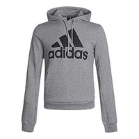 adidas Casual Sports Hooded Sweater Men Grey GC7341