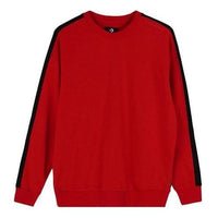 Converse Track Taping Crew Neck Sweatshirt 'Red' 10017989-A03