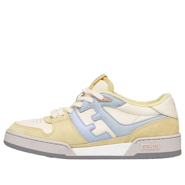(WMNS) حذاء FENDI Match Low Top "Pastel Yellow Blue" 8E8252AI1NF1H1F