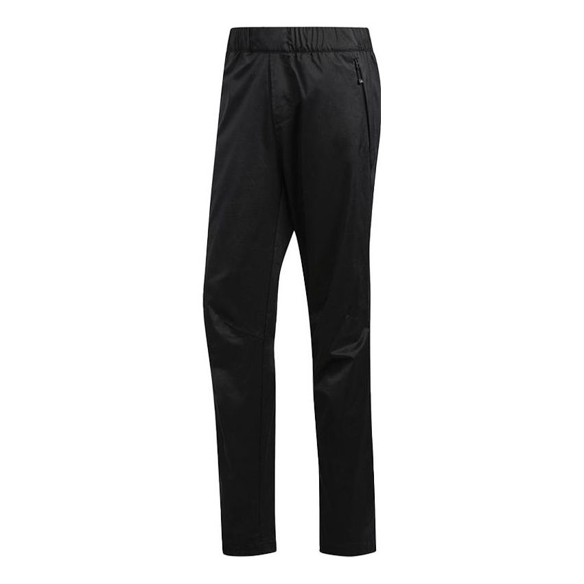 adidas Classic three stripes Golf Straight Casual Pants/Trousers Men's Black CY7441