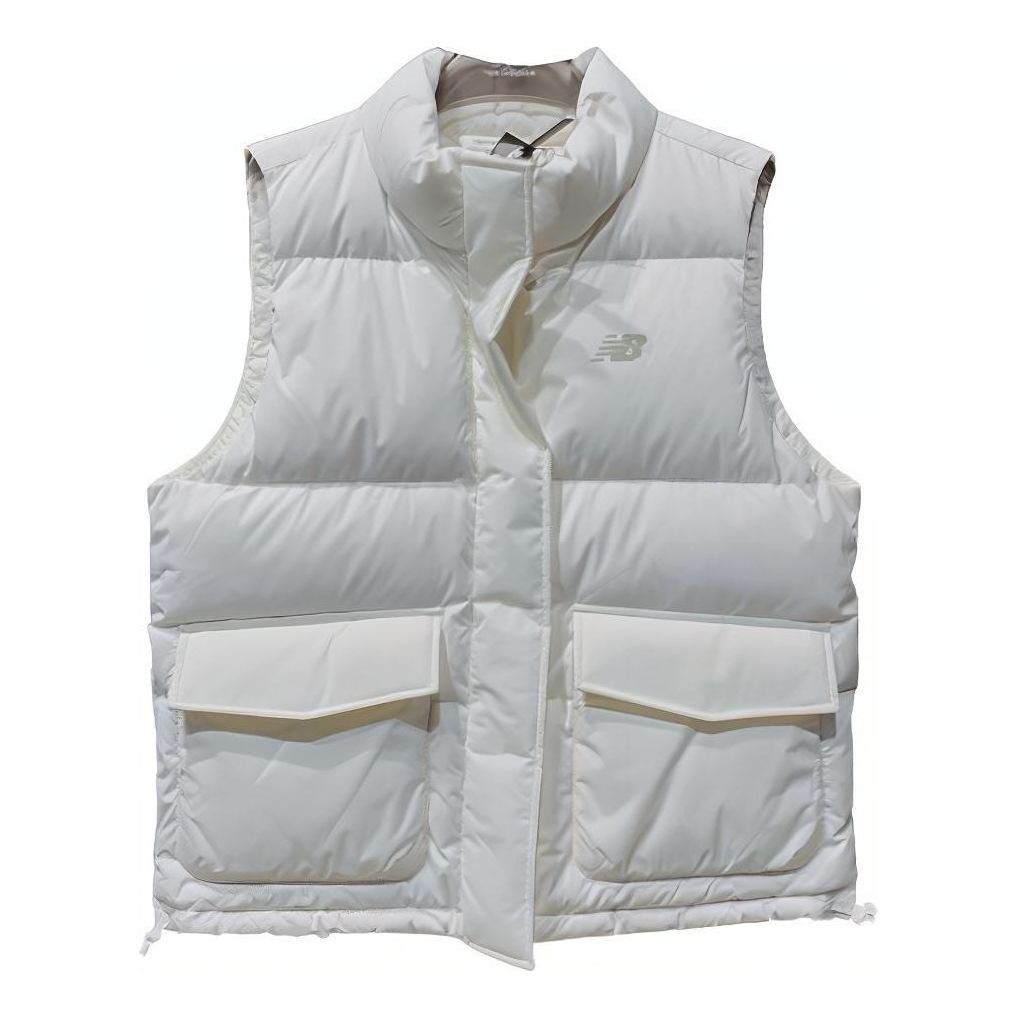 (WMNS) New Balance Warm Down Vest 'White' AWV34300-CIC