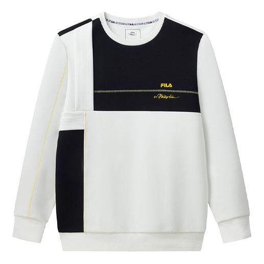 FILA x 3.1 phillip lim Sports Casual Stitching Crew Neck Men's White F11M116202F-IV