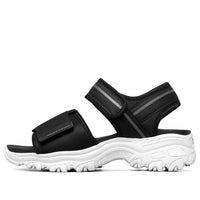 (WMNS) Skechers D Lites 1.0 Sandals Black/White 119239-BKW