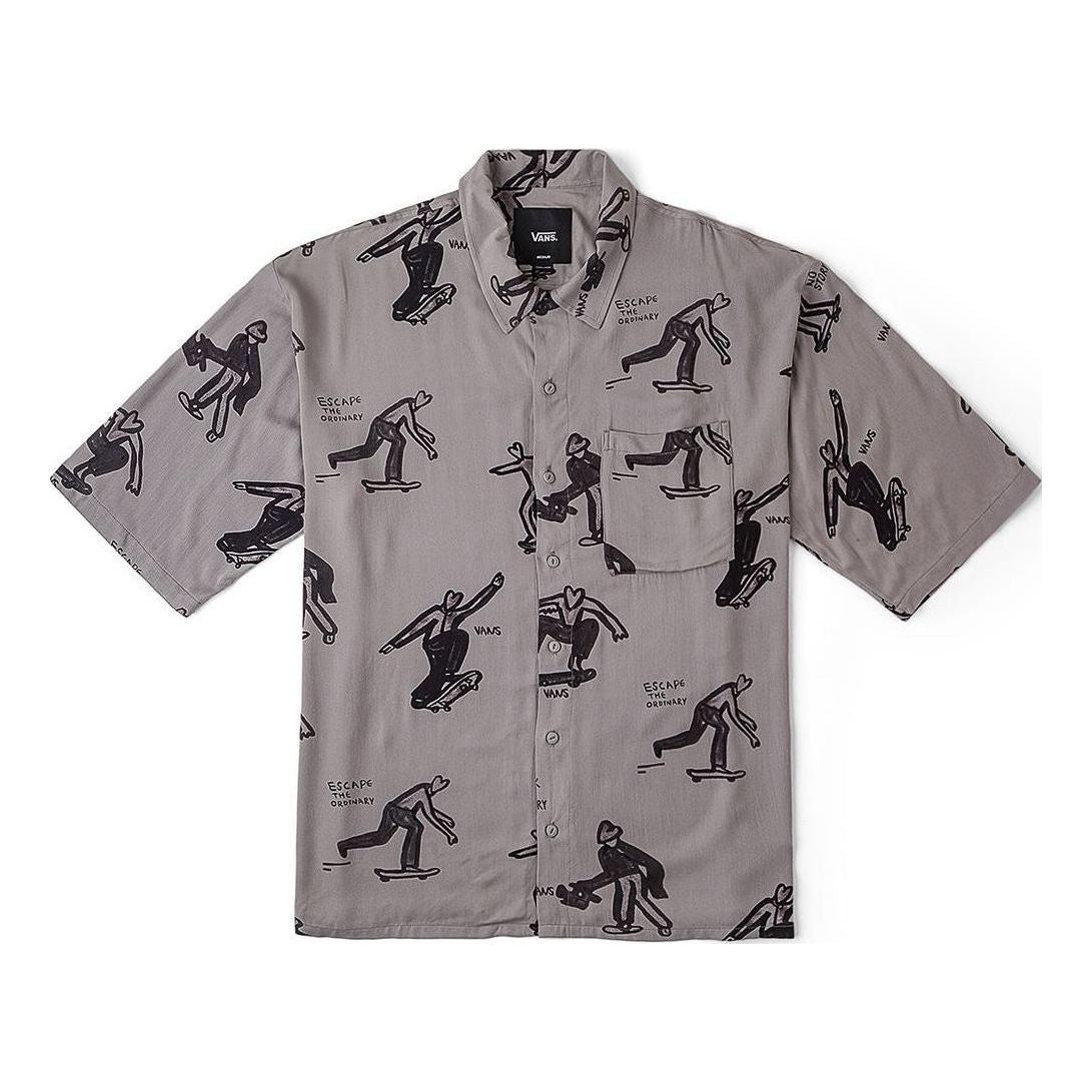 Vans Asia Artist Collection Graphic Shirt 'Grey' VN000J2XDGC