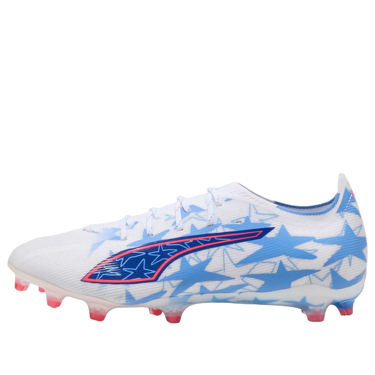 PUMA x Kidsuper x Christian Pulisic Ultra 6 Match FG/AG 'Puma White Pink Lilac Dusky Blue' 109273-01