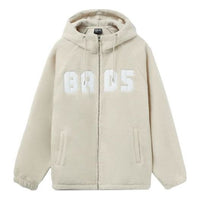 Li-Ning x BADFIVE Lifestyle Hooded Jacket 'Beige White' AFDR733-4