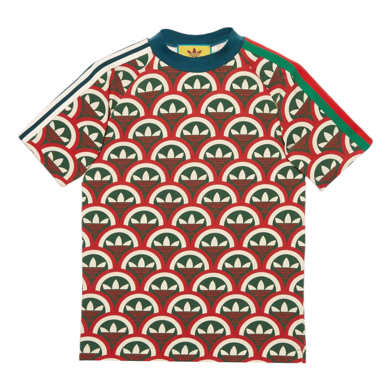 Gucci x adidas Trefoil T-shirt 'Red Green' 692114-XJEMK-6208