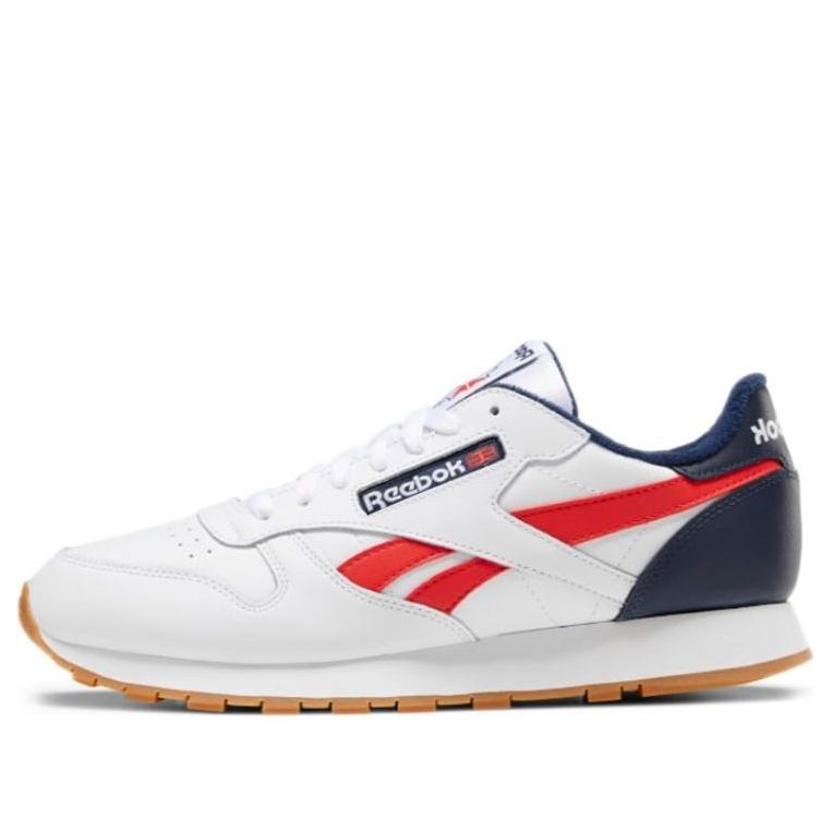 Reebok Classic Leather Sneakers 'White Black Red' EF7827
